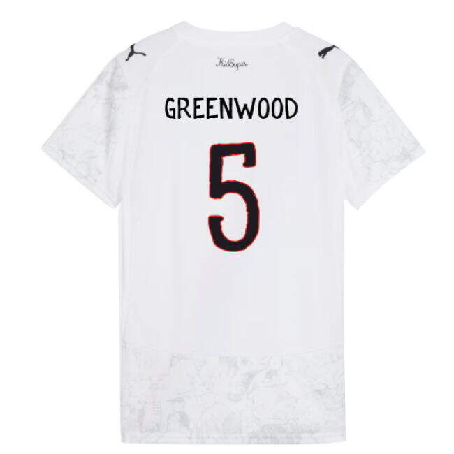 2025-2026 KIDSUPER x Manchester City CWC Shirt (White) - Womens (Greenwood 5)