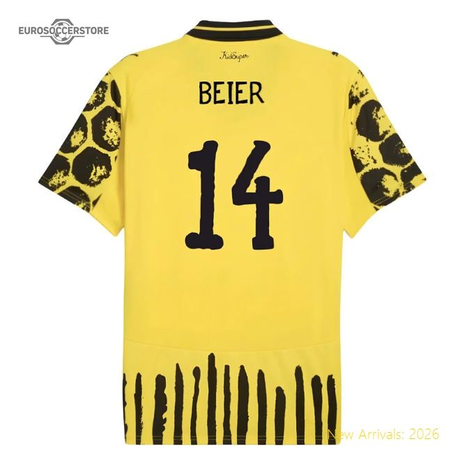 Official 2025-2026 Kidsuper X Borussia Dortmund Cwc Home Shirt (Beier