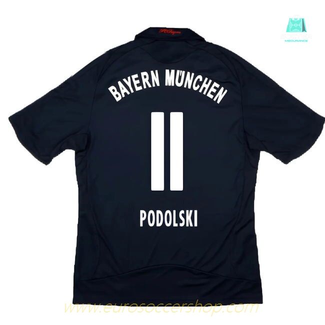 Bayern Munich 2008-10 Away Shirt ((Excellent) S) (Podolski 11)