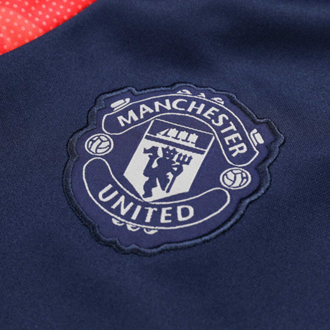 Manchester United Zipper Sweatshirt Kit(Top+Pants) 2024/25Authentic Ki