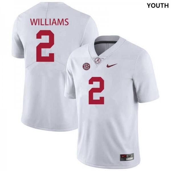 Nike Alabama Crimson Tide Ryan Williams #2 Youth White Premium