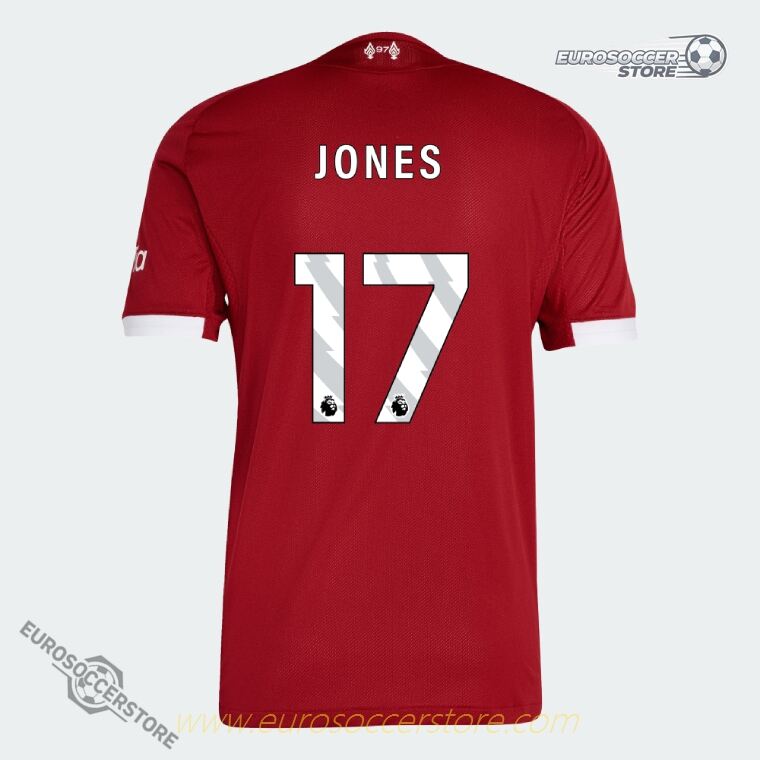 Home Jersey of Liverpool: JONES 17 (Player Version) for the 25-26 Season