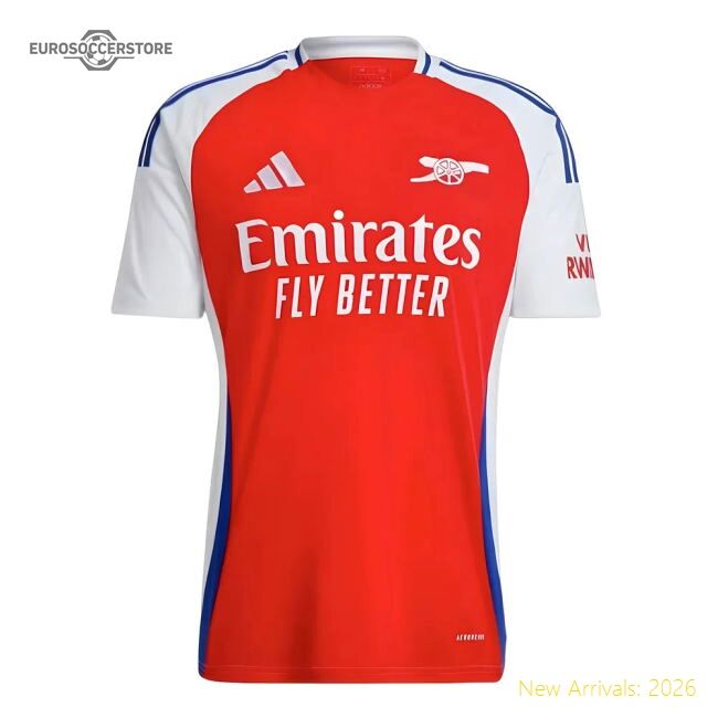 Authentic Arsenal Home Jersey 2024-2025 Moisture-wicking