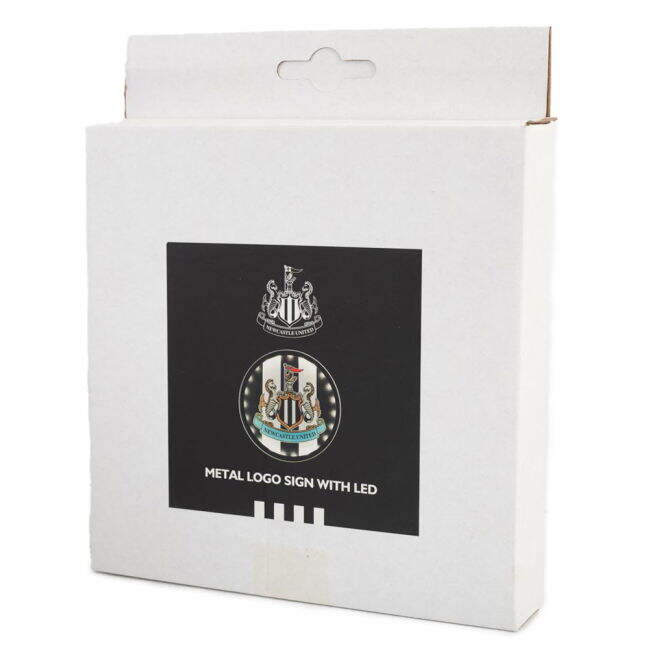 Newcastle United FC Metal LED Logo Sign - official style
