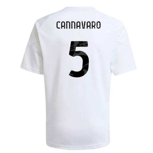 2025-2026 Juventus Training Shirt (White) - Kids (Cannavaro 5)