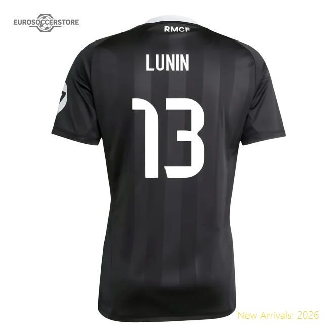 Outstanding 2025-2026 Real Madrid Third Goalkeeper Shirt (black) (l