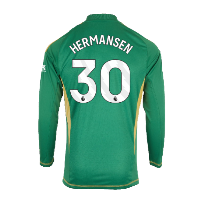 2024-2025 Leicester City Home Goalkeeper Shirt (Green) - Kids (Her_862