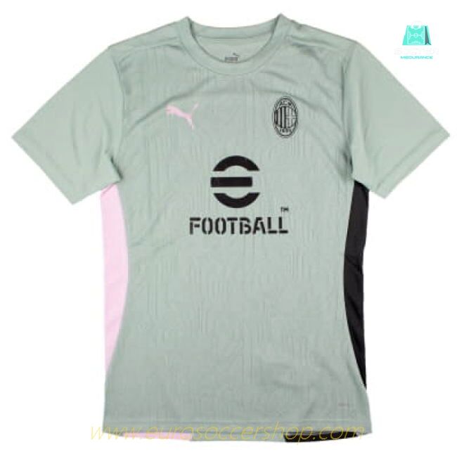 2024-2025 AC Milan Training Shirt (Green Fog) (Abraham 9)