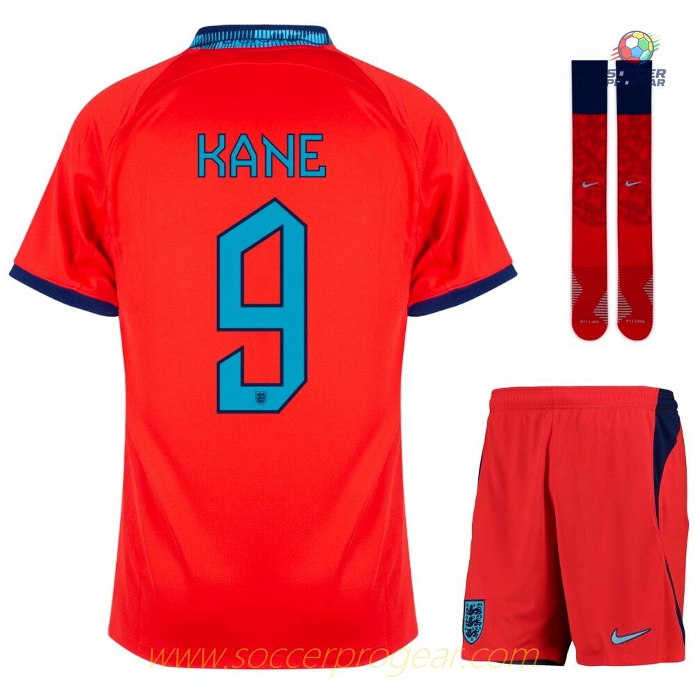 2022 2023 KANE ENGLAND Match Quality AWAY CHILD KIT JERSEY