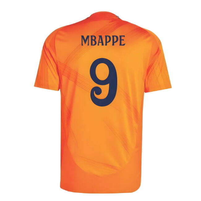 Mbappe 9 2024-2025 Real Madrid Soccer Club Away Strip