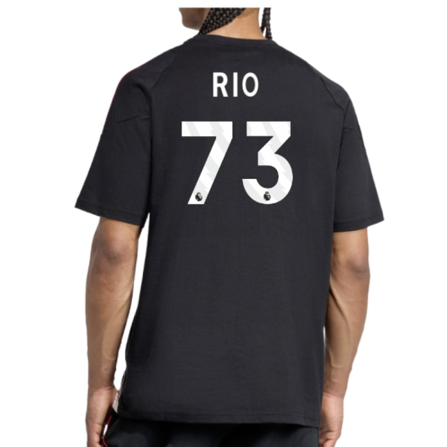 Die-hard Liverpool Liverpool Training Tee Black Rio #73 Profession...