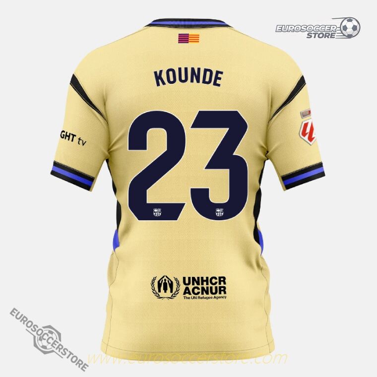 Barcelona Away X Kobe Bryant KOUNDE 23 Jersey 25-26 (Player Version)