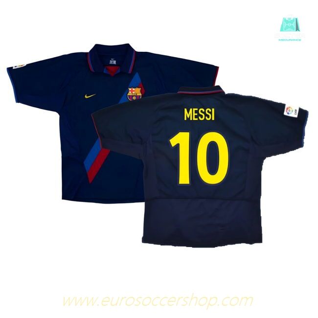 Barcelona 2003-04 Third Shirt ((Very Good) XXL) (Messi 10)