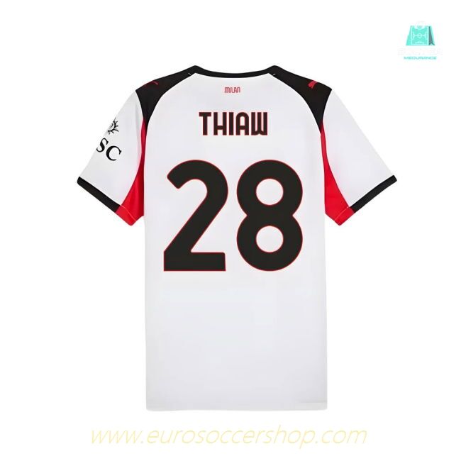 2025-2026 AC Milan Away Shirt (Thiaw 28)