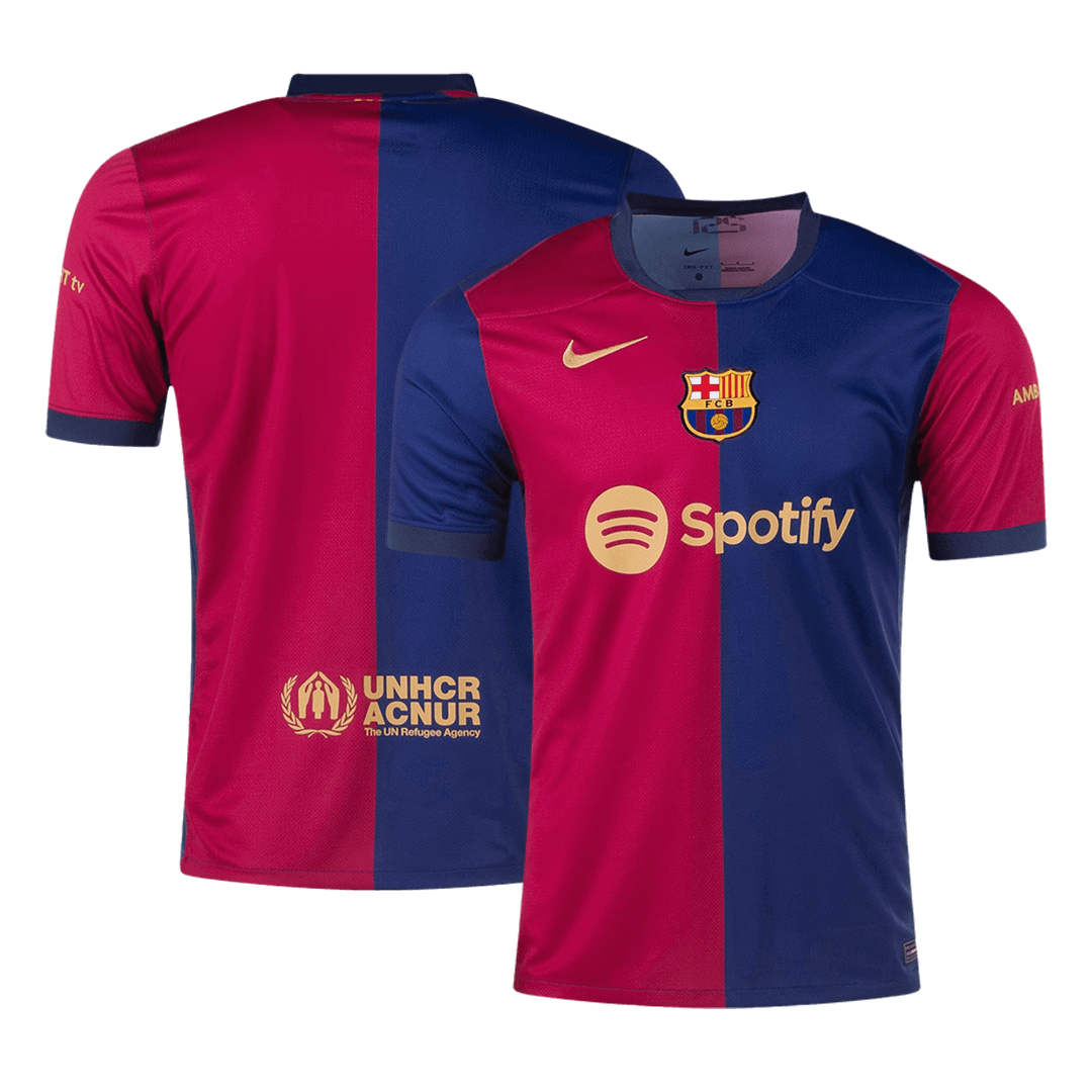 Barcelona 2024/25 Home Soccer Jersey Authentic Kit