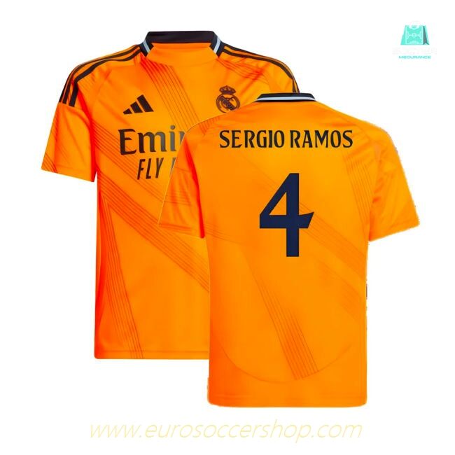 2024-2025 Real Madrid Away Shirt (Kids) (Sergio Ramos 4)