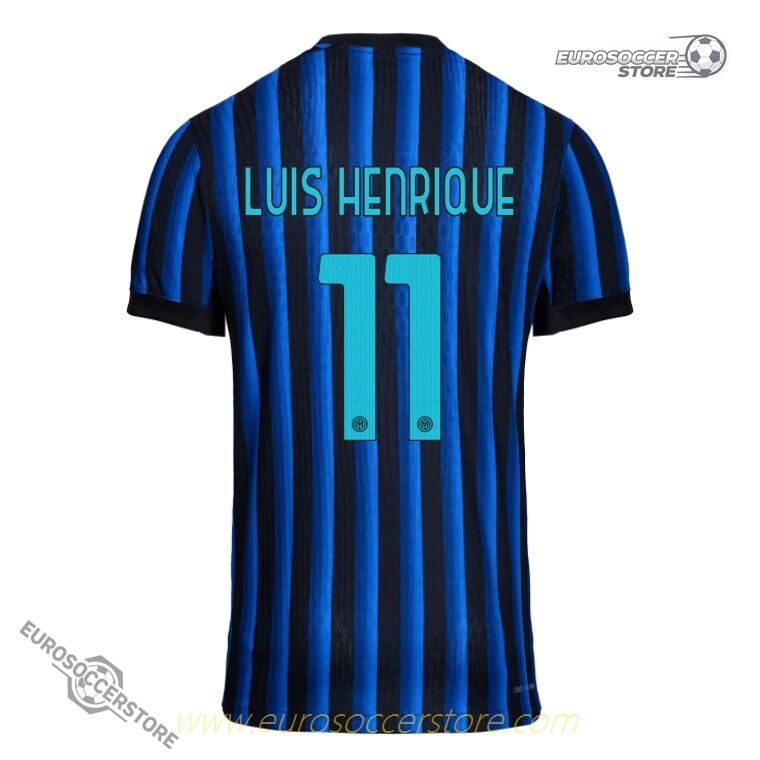 Inter Milan 25-26 Home Jersey LUIS HENRIQUE 11 (Player Version)