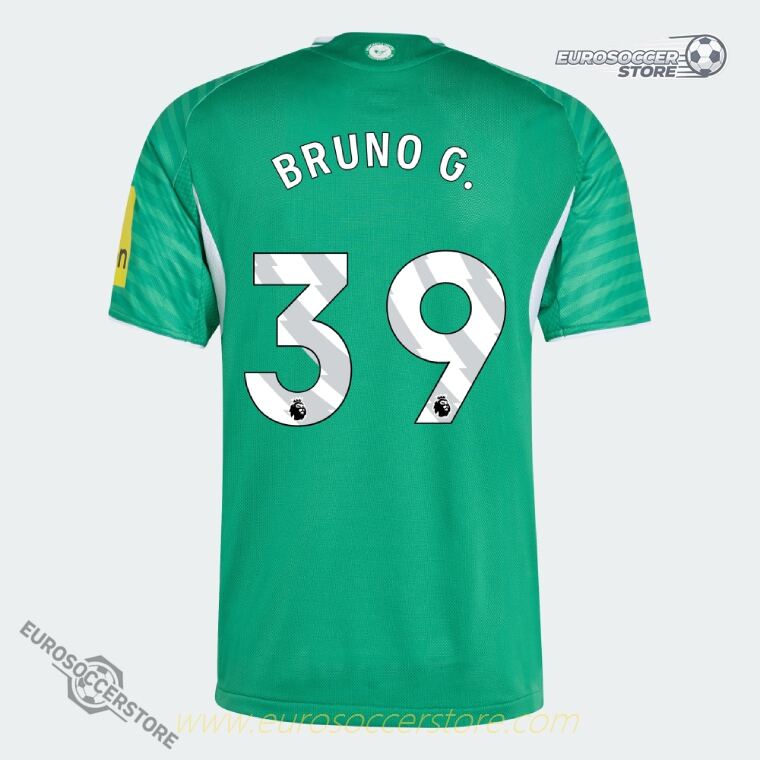 Newcastle United 25-26 Away BRUNO G. Number 39 Jersey (Player Version)