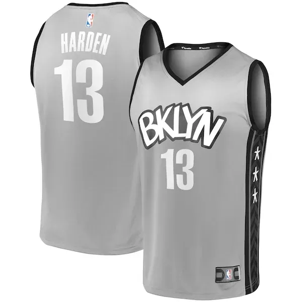 James Harden BKN Replica Jersey - authentic modern - White game-day