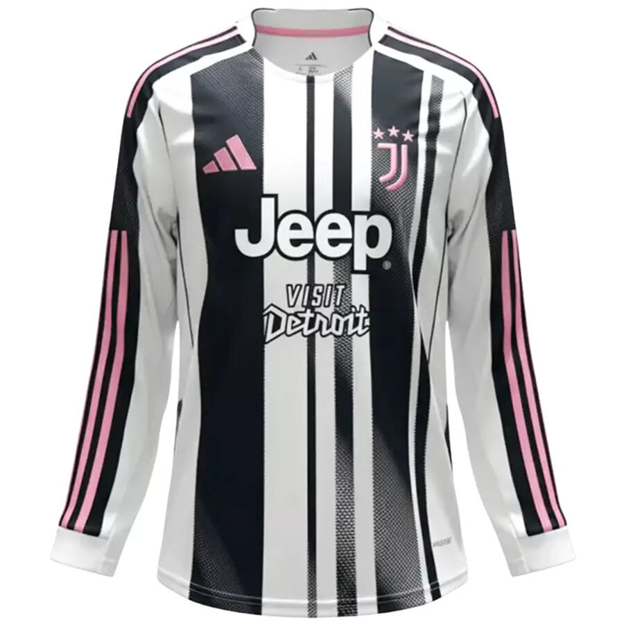 Juventus 2526 Home Long Sleeve Shirt - Official Replica 17633