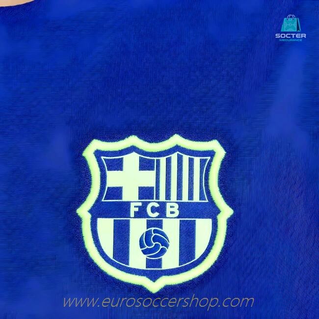 2024-2025 Barcelona Third Dri-FIT Drill Top (Blue) - Kids