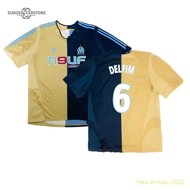 Fan-Favorite Marseille 2005-06 Third Shirt ((Excellent) L) (Delfim 6)