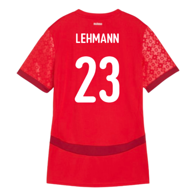 2025 Switzerland EUR25 Home Shirt (Womens) (Lehmann 23)