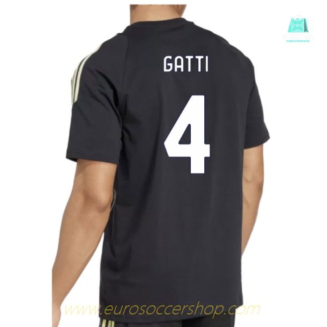 2025-2026 Juventus Training Tee (Black) (Gatti 4)