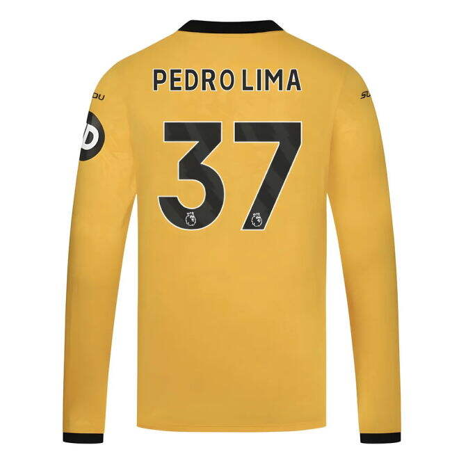 2025-2026 Wolves Long Sleeve Home Shirt (Pedro Lima 37) - official ...