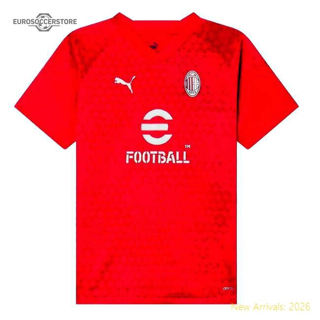 Luxury 2023-2024 Ac Milan Training Football Jersey (red) - Kids
