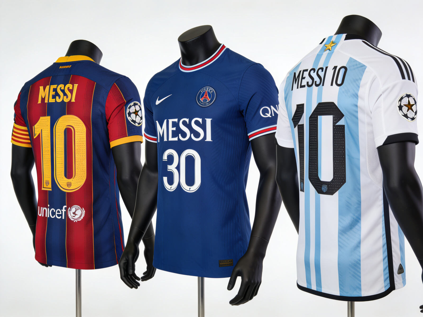 "Timeline graphic showing the evolution of Arsenal FC's home jersey design from 2005 to the present, illustrating unwavering club loyalty and kit history."