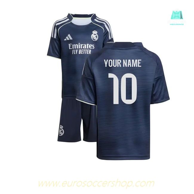 2025-2026 Real Madrid Away Mini Kit (Your Name)