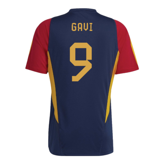 2022-2023 Spain Training Jersey (Navy) (Gavi 9)