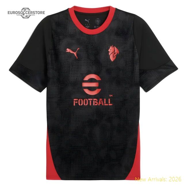 Ac Milan Pro-level Training Jersey Italian League Macron Hyperwave