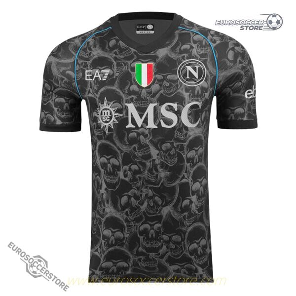 Napoli's Halloween-themed jersey for the 23 - 24 season