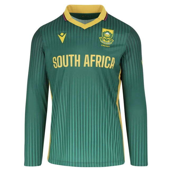 2025-2026 CSA Proteas Match Day ODI Long Sleeve Cricket Shirt