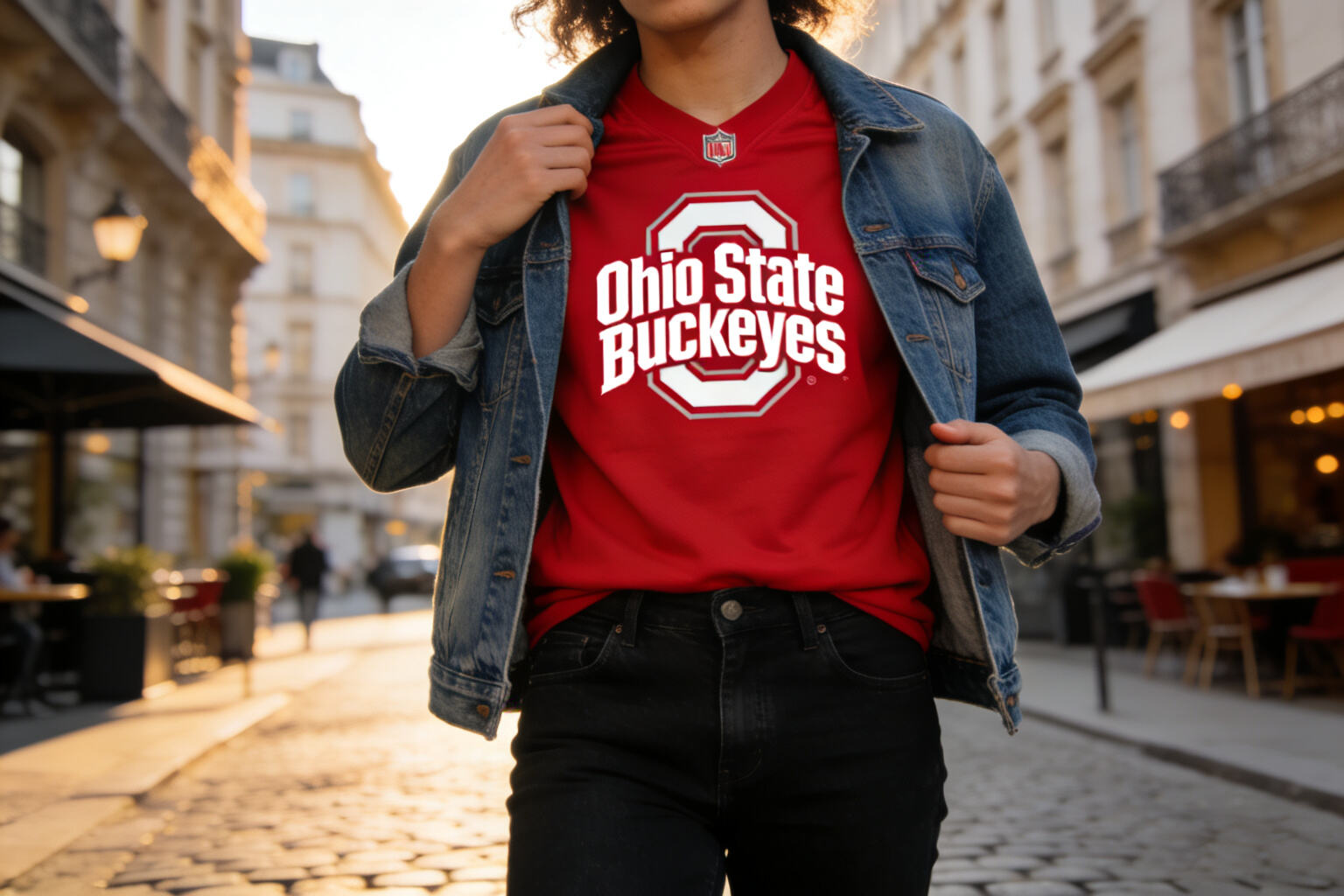 scarlet and gray，college sports apparel ， incorporating statement sportswear