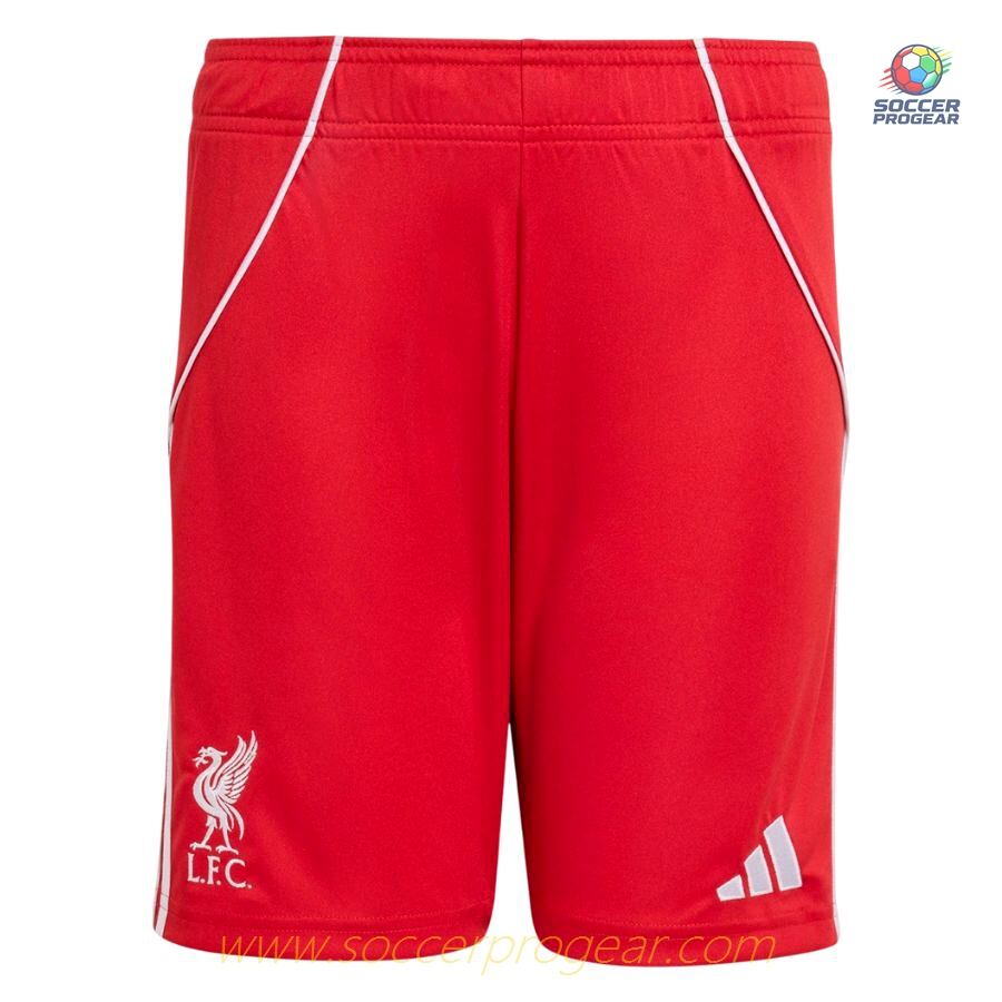 Liverpool Home Child Kit Shirt 2025/26 Collection Salah