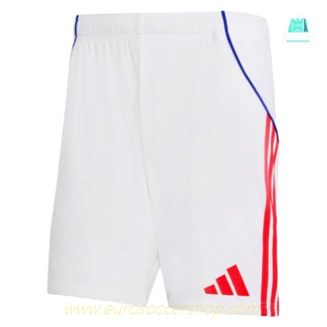 2025-2026 Olympique Lyon Home Shorts (White)