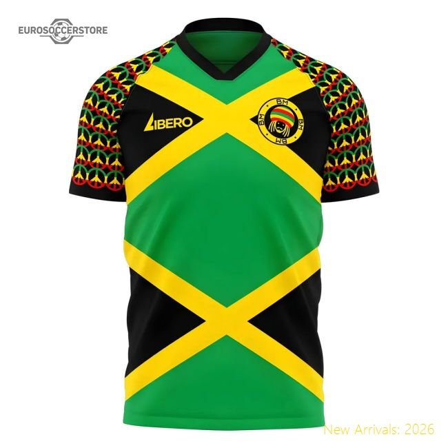 Jamaica Marley 20242025 Concept Shirt  Top Lightweight