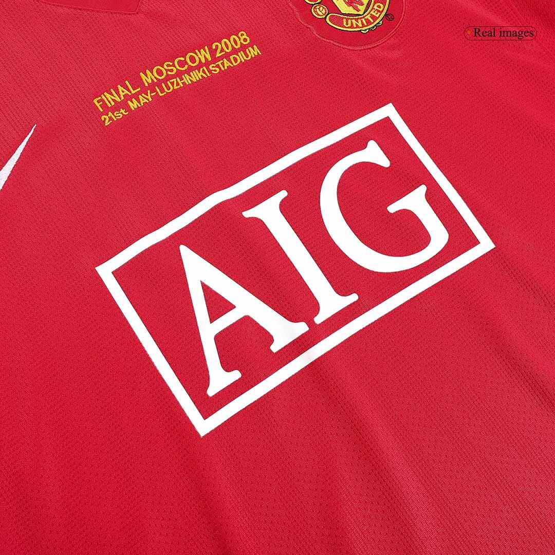 Vintage Soccer Jersey Manchester United Home 2007/08 - UCL Final