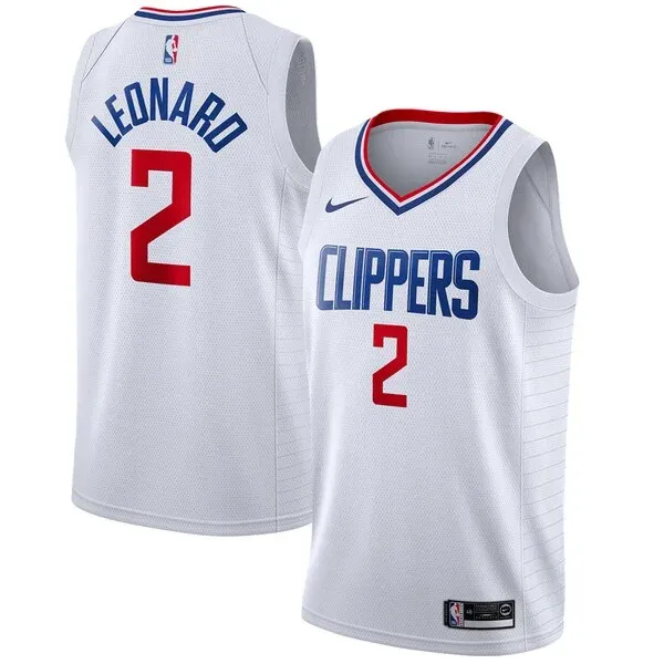 Kawhi Leonard LAC Swingman Jersey - trendy Basketball - White