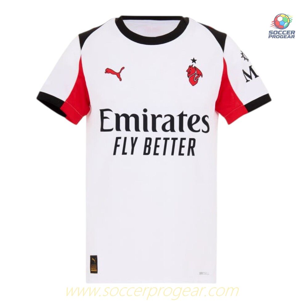 AC Milan Away Soccer Jersey 2025-26 Edition Ladies