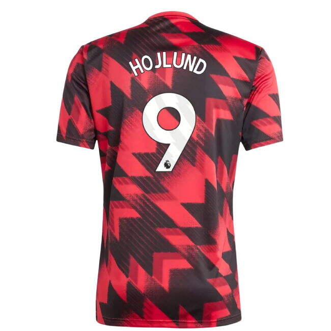 2025-20 Man Utd Home Soccer Jersey Hojlund #9 L M S