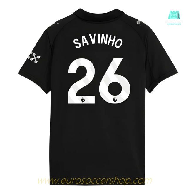 2025-2026 Man City Away Shirt (Kids) (Savinho 26)