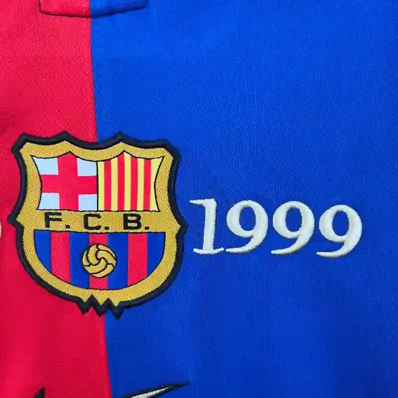 Barcelona Long Sleeve Parana 100th Anniversary Soccer retro kit