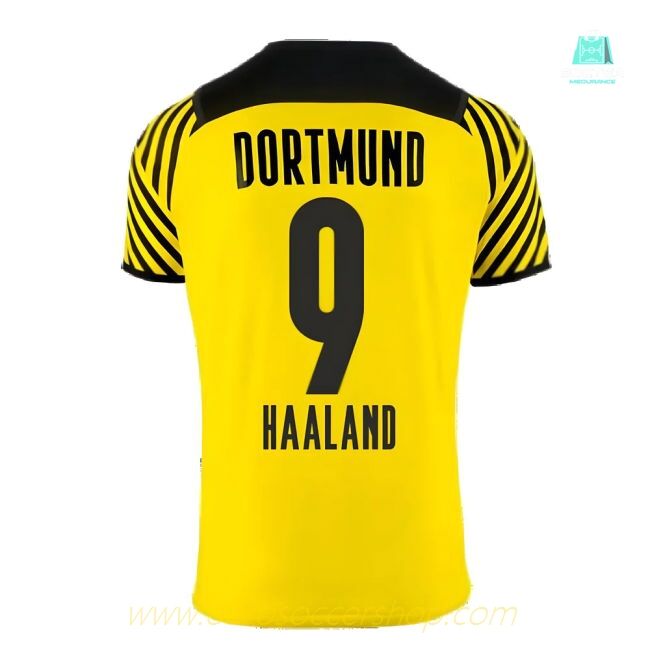2021-2022 Borussia Dortmund Home Shirt (Kids) (HAALAND 9)