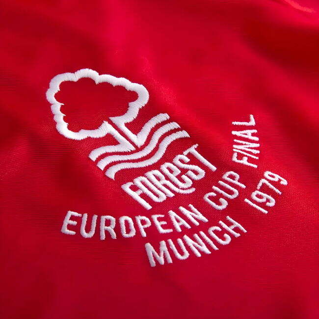 Men's Nottingham Forest 1979 European Cup Final Retro Football Shir...