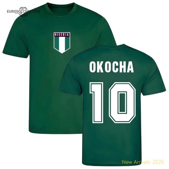 Okocha Nigeria 20242025 Training Top Shirt Climalite Lightweight