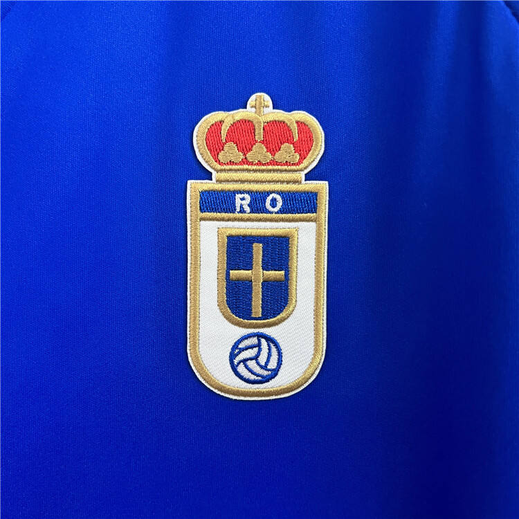 Real Oviedo 9091 Home Retro Football Shirt Jersey - Official Replica
